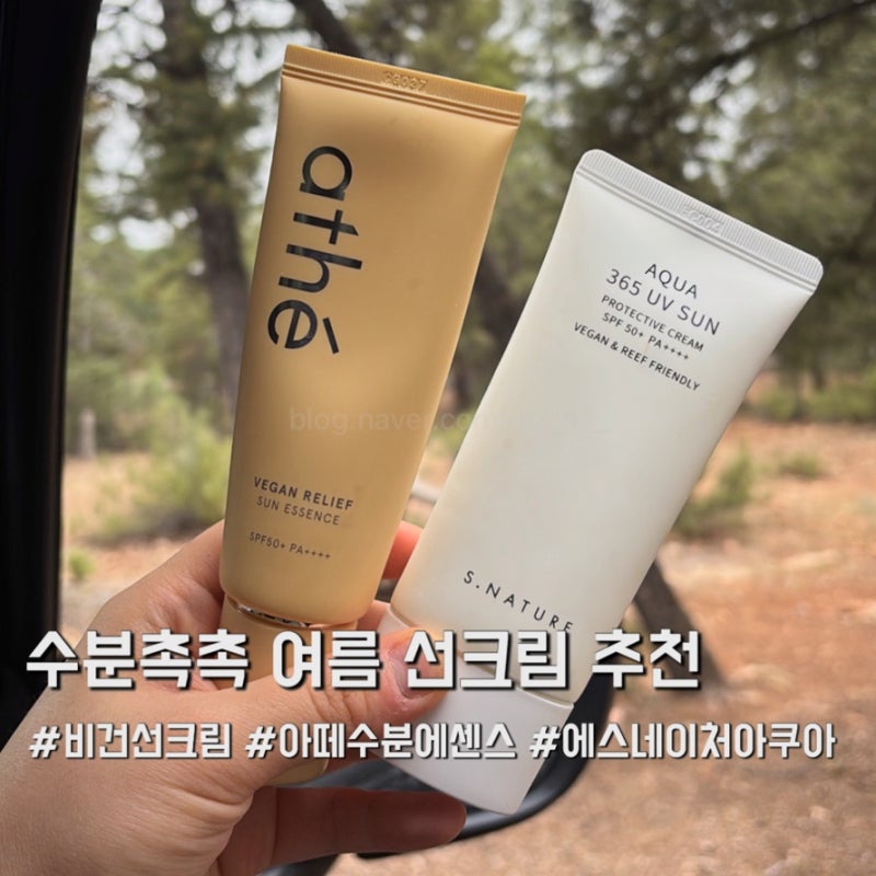 여름철 화잘먹 수분 촉촉 선크림 추천 | 눈 안 시린 선크림 추천 | 아떼 • 에스네이처 내 돈 ....
