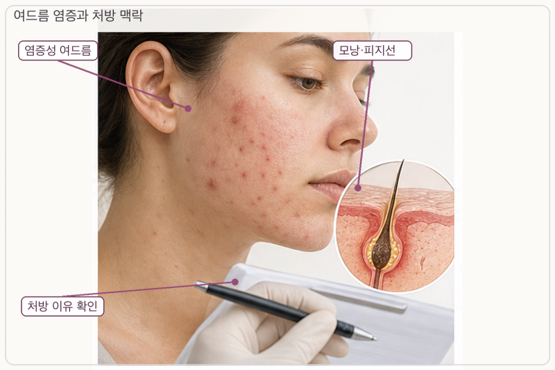 독시사이클린 여드름약, 햇빛·임신 가능성·철분제는 왜 꼭 말해야 할까