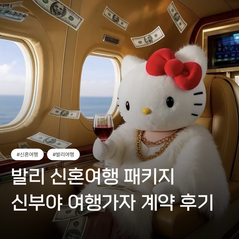 신부야 여행가자 | 발리 신혼여행 패키지 계약 후기