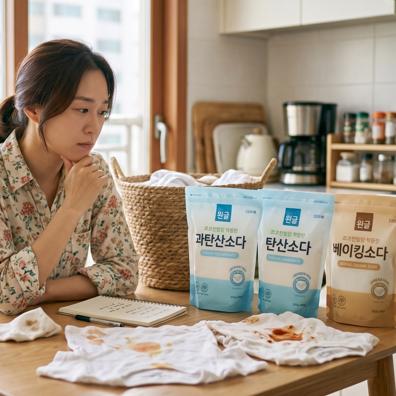탄산소다 과탄산소다 차이! 세탁할 때 어떻게 사용할까? 빨래 고수들의 사용법 총정리
