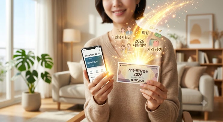 # "우리 동네도 줄까?" 소득 상관없이 다 주는 2026 <b>민생지원금</b>... 