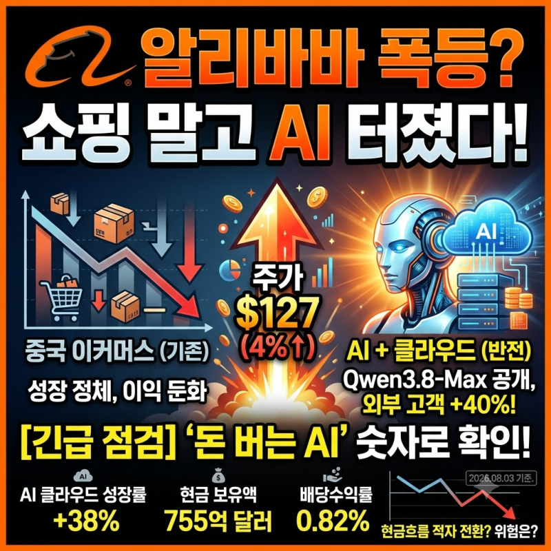 알리바바 주가, AI 반전 시작됐나