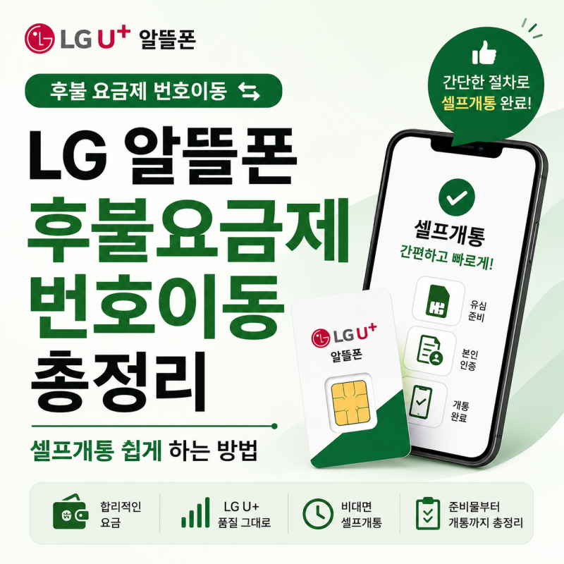 KT 알뜰폰 요금제 셀프개통, 처음이라면 이것만 따라하세요