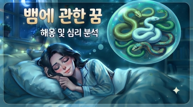 뱀꿈 해몽 총정리(뱀에 물리는 꿈, 뱀을 죽이는 꿈, 뱀이 무서워 도망친 꿈, 뱀이 품에 들어오....