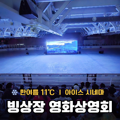 제3회 빙상장 영화상영회 '아이스 시네마' 관람후기