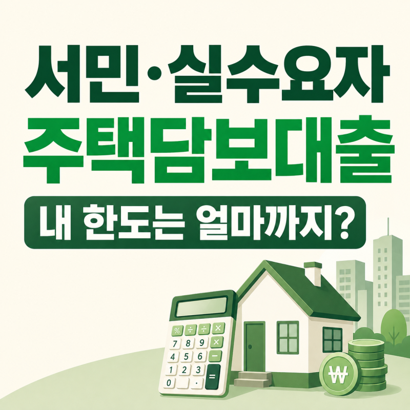 서민·실수요자 주택담보대출, 주담대 내 한도는 얼마까지 나올까