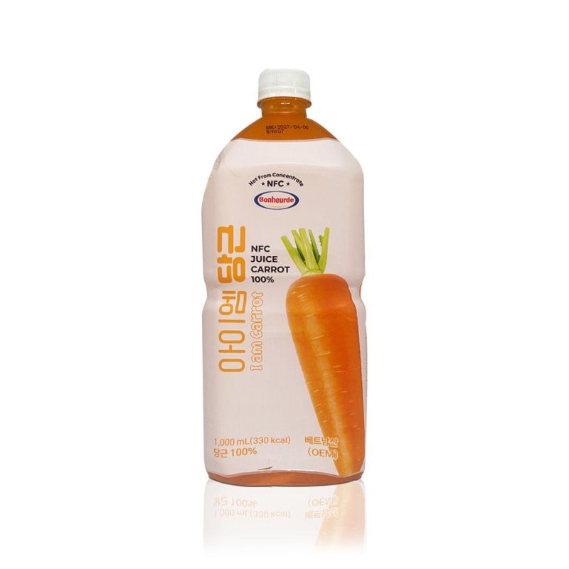 잘 나가는 제품 아이엠당근주스 보넬드 아이엠 당근주스 1L 1개, 1L, 5개 추천