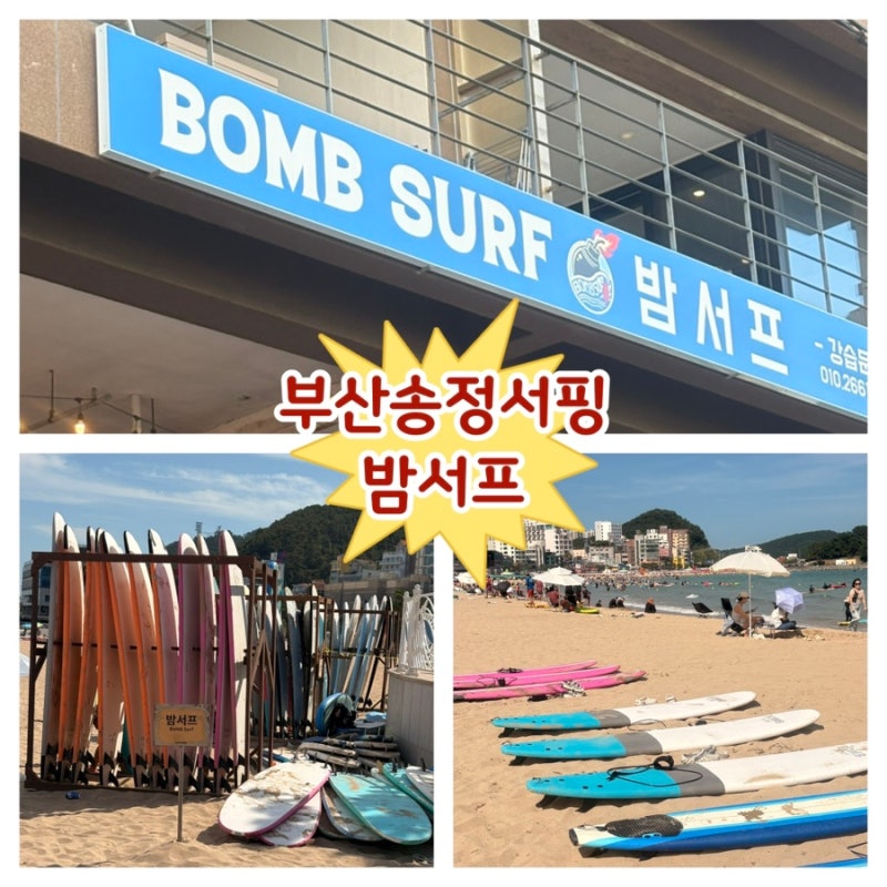 부산 송정 서핑 체험 후기 밤서프에서 첫 서핑 도전!