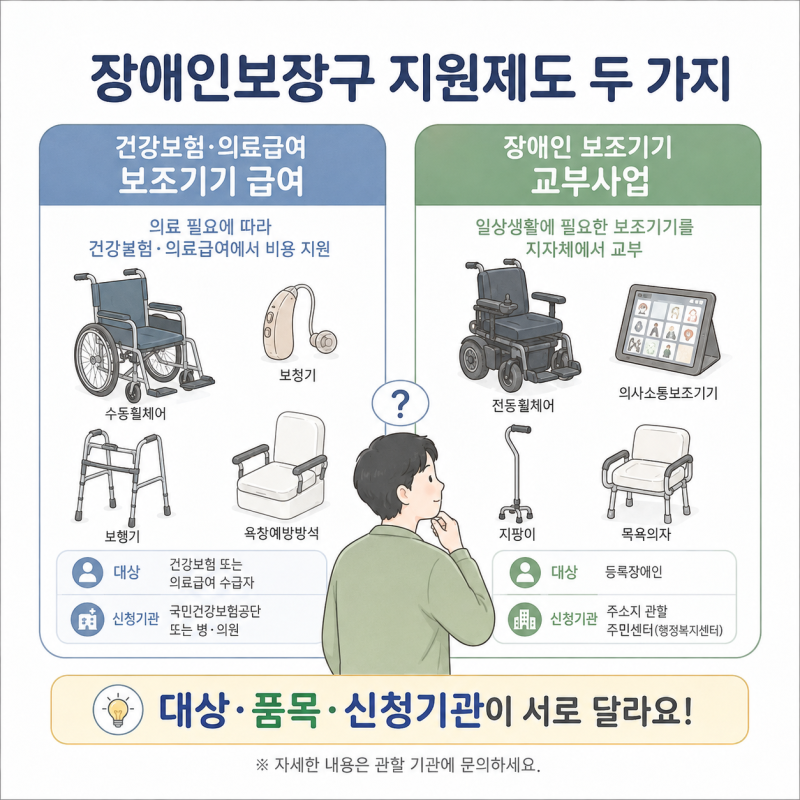 장애인보장구 구입 전 확인할 정부지원 대상과 신청 절차