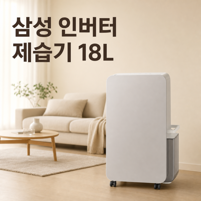 삼성 인버터 제습기 18L, 용량과 물통 관리 체크하기