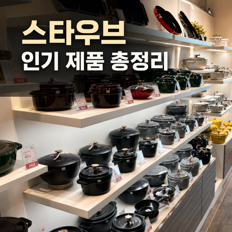 스타우브 총정리, 구매 전 꼭 볼 제품별 차이와 사이즈 선택법