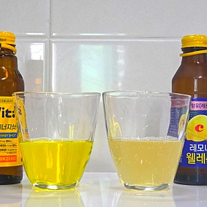 편의점 제로슈가 비타민 음료 레모나 웰레몬 vs 종근당 아임비타