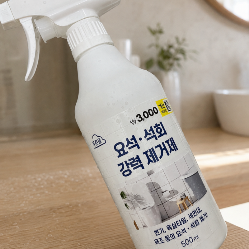 "10년 청소 안 하던 나도" 쇼츠 보고 홀린 듯 산 다이소 요석 석회 제거제 써봤다