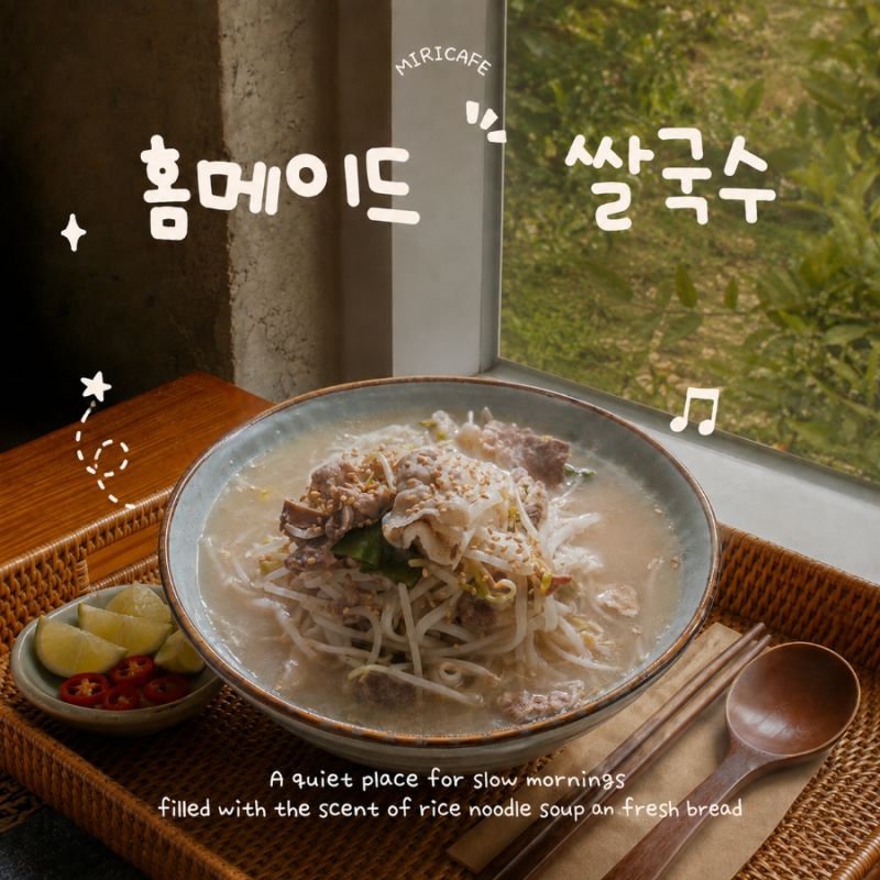 집에서 만든 우삼겹 쌀국수 레시피! 밖에서 사 먹는 맛 그대로, 15분 완성