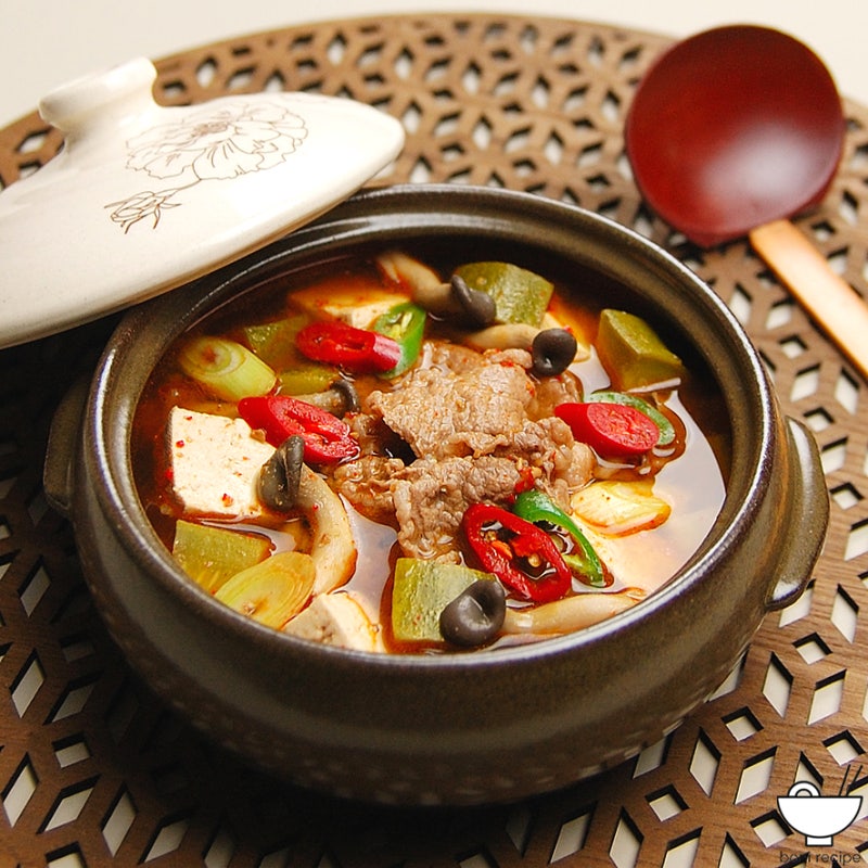 차돌 된장찌개 레시피 끓이는법