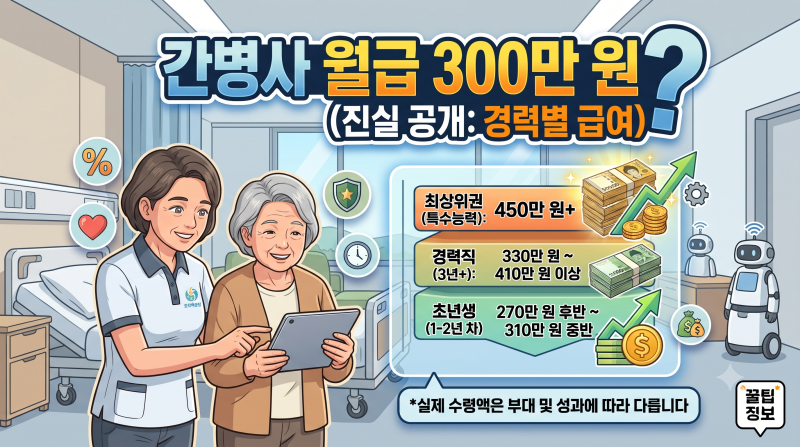 간병사 월급 얼마나 줘야 할까? 월 300만 원 넘는다던데?
