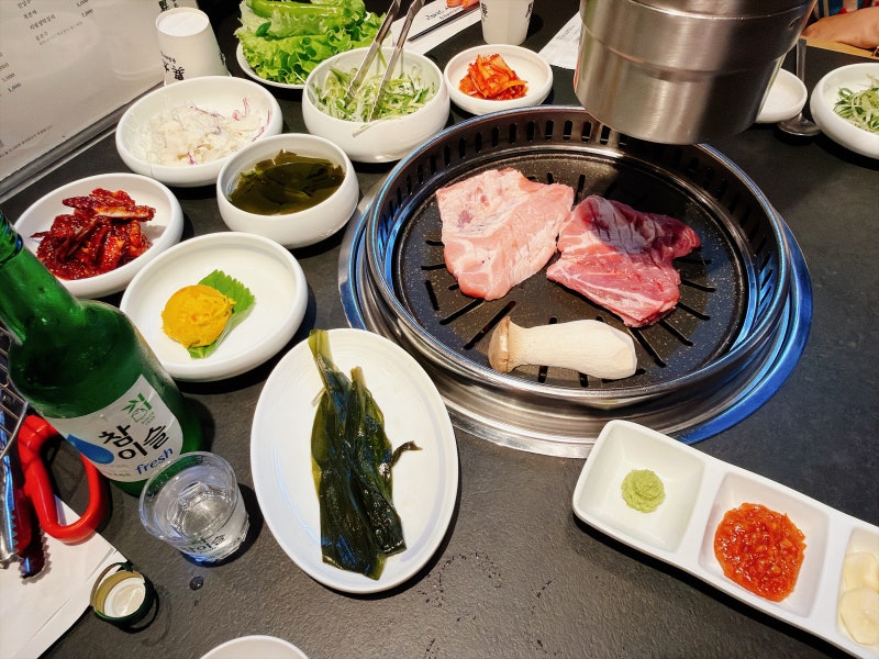 [짠주네] 강원도 양양 낙산해수욕장 맛집 이태원왕갈비 생갈비 양념갈비 양념게장 금요일 웨....