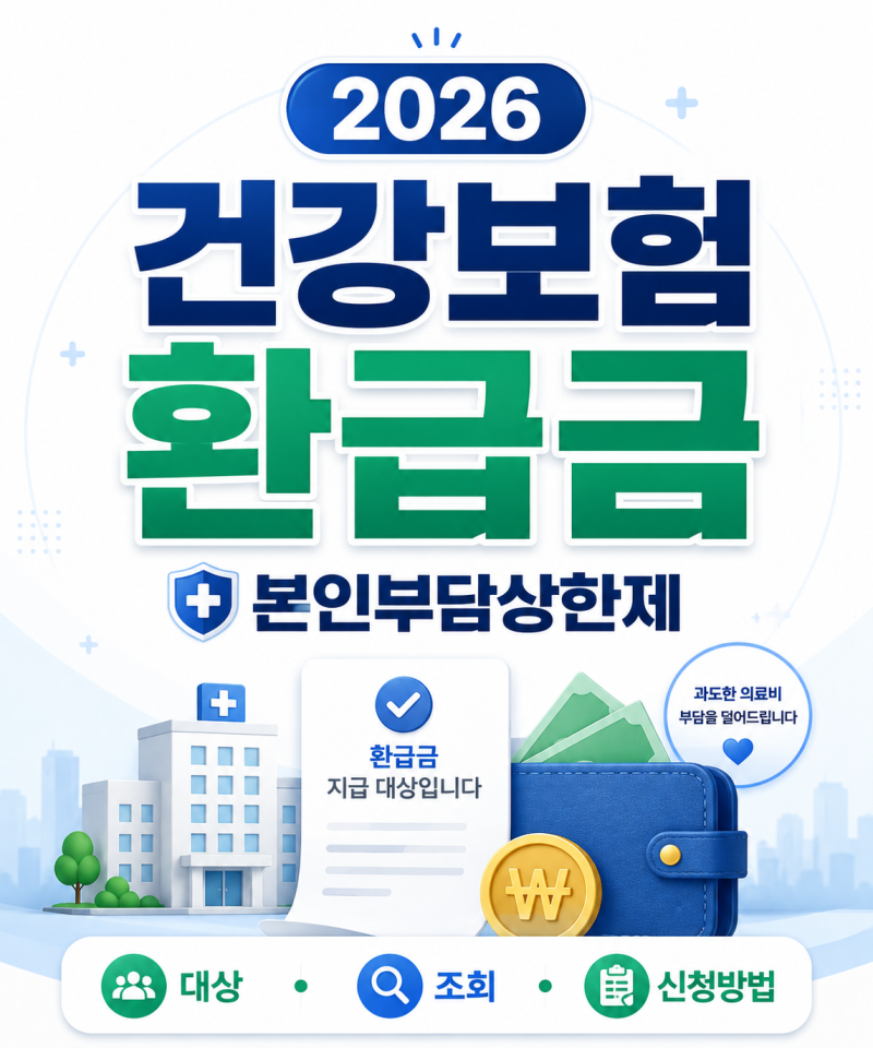 2026 건강보험 본인부담상한제 환급금｜대상·조회·신청방법 총정리