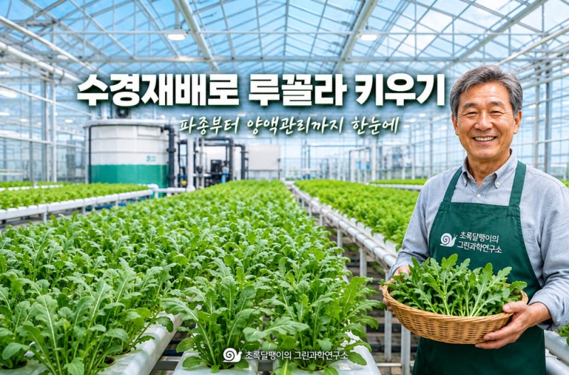 수경재배로 루꼴라 키우기 (흙 없이도 건강하게 잘 자라는 재배방법)