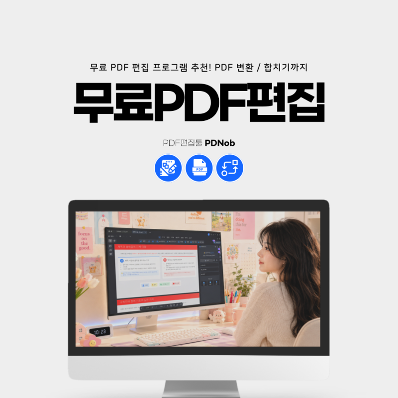 무료 PDF 편집 프로그램 추천! 칼퇴 만드는 PDF 변환 팁