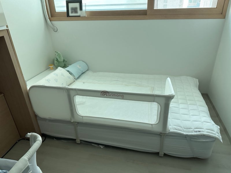 아기 분리수면 꿀템 추천 나리몽 침대가드 후기