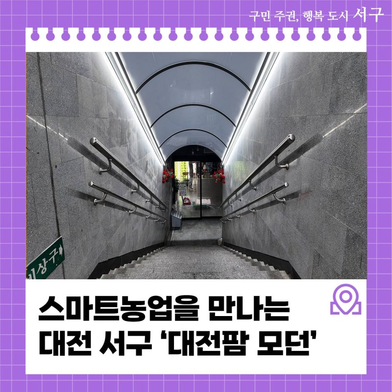 스마트농업을 직접 만나는 대전 서구 '대전팜 모던'
