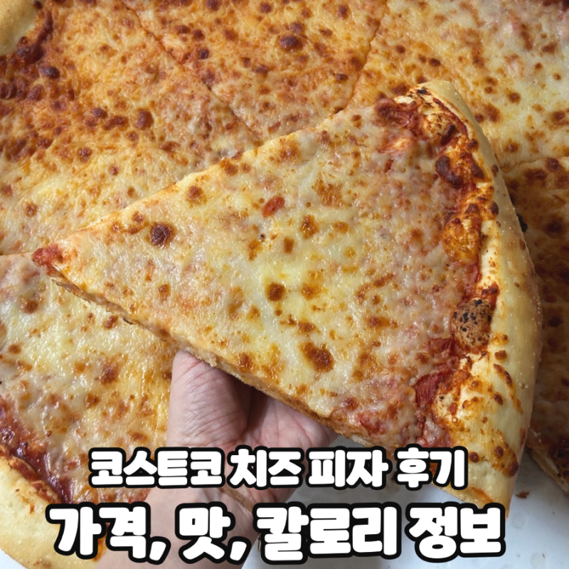 코스트코 치즈 피자 한판 직접 먹어본 솔직 후기 가격 칼로리 정보