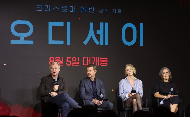 영화 오디세이 내한 현장 총정리! 크리스토퍼 놀란·맷 데이먼의 한국 사랑(야구 직관부터 한....