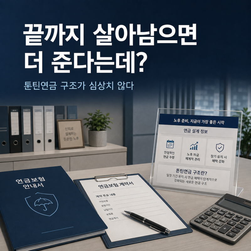 “끝까지 살아남으면 더 준다는데?” 톤틴연금 구조가 심상치 않다