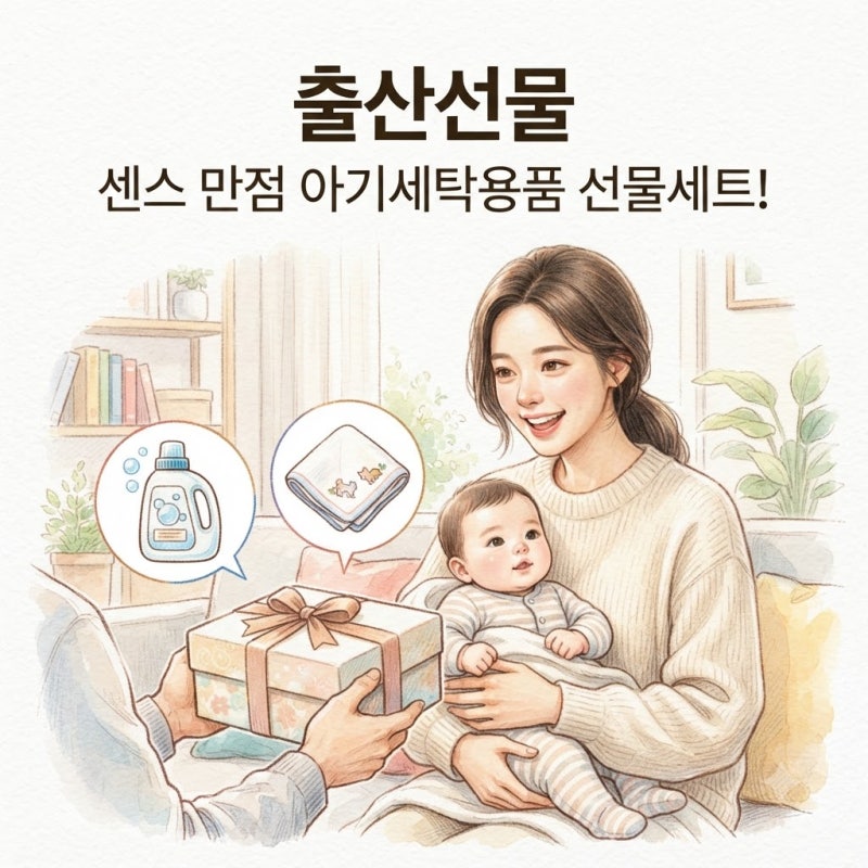아기섬유유연제 아기세제 실용적인 출산선물 고르는 법