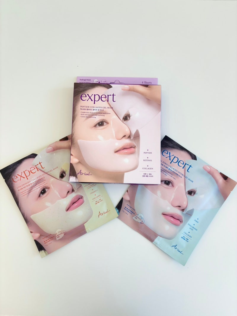 올영 추천템 아리얼 엑스퍼트 펩타이드 콜라겐 겔 마스크 3종 후기