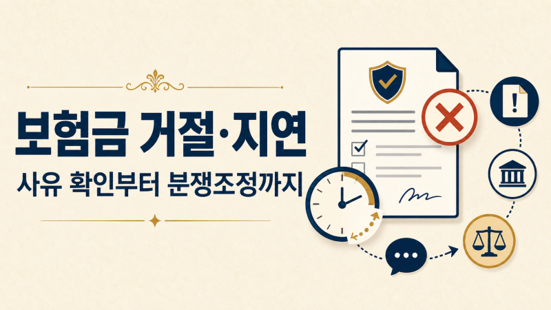 보험금 부지급·지급지연 대응｜이의신청 증빙 1장 정리법