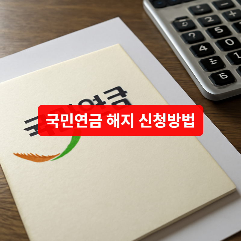 국민연금 해지 신청방법 | 반환일시금·실업크레딧까지 2026년 최신 가이드