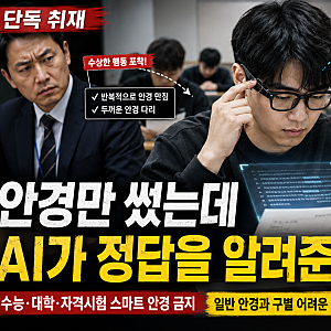 AI 안경 커닝 현실화…시험장 반입 금지가 확대되는 이유