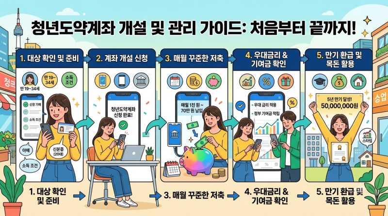 청년 도약계좌 제대로 하는 법, 처음부터 끝까지