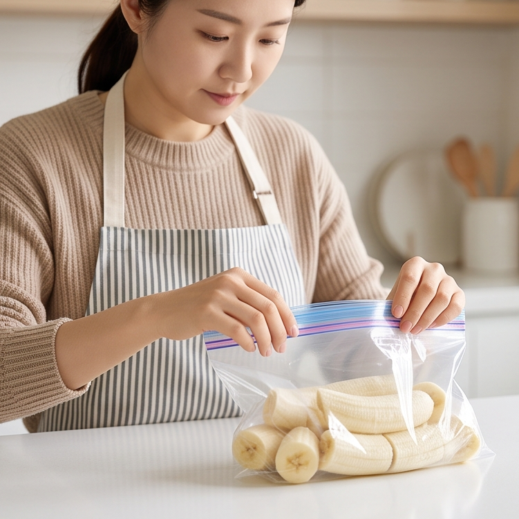 바나나 냉동보관 기간과 영양소 지키는 해동 방법