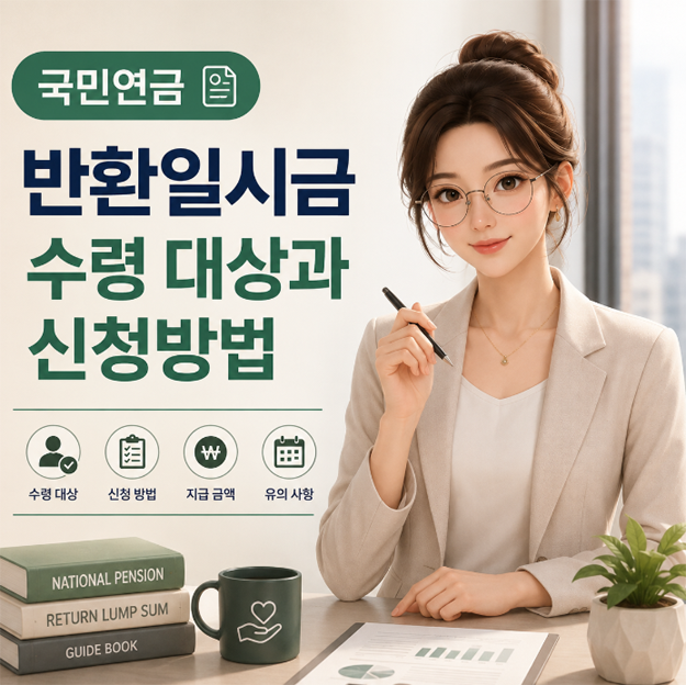 국민연금 반환일시금｜수령 대상과 신청방법