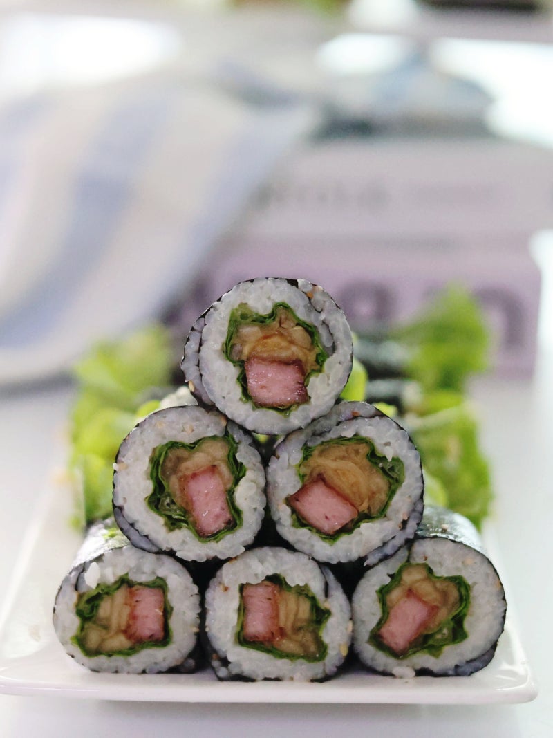 스팸묵은지김밥 레시피 꼬마김밥 만들기, 스팸 김치김밥 맛있게