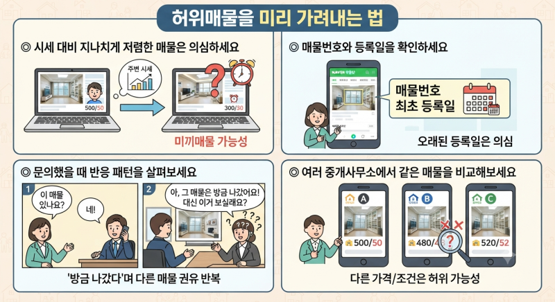 네이버부동산 허위매물 신고 방법과 가려내는 법 완벽정리 (2026년 최신)