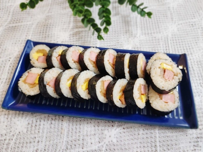 스팸 묵은지 김밥 만들기 묵은지 신맛 빼는 꿀팁 초간단 김밥 레시피