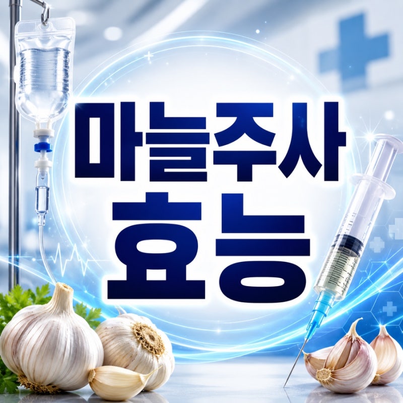 마늘주사 효능, 피로회복 효과와 부작용·가격·맞는 주기
