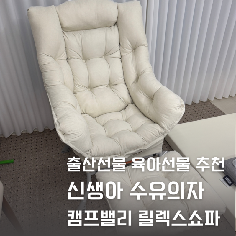 출산 준비물 국민 수유의자 캠프밸리 릴렉스 밀란 쇼파 플러스 수유필수템