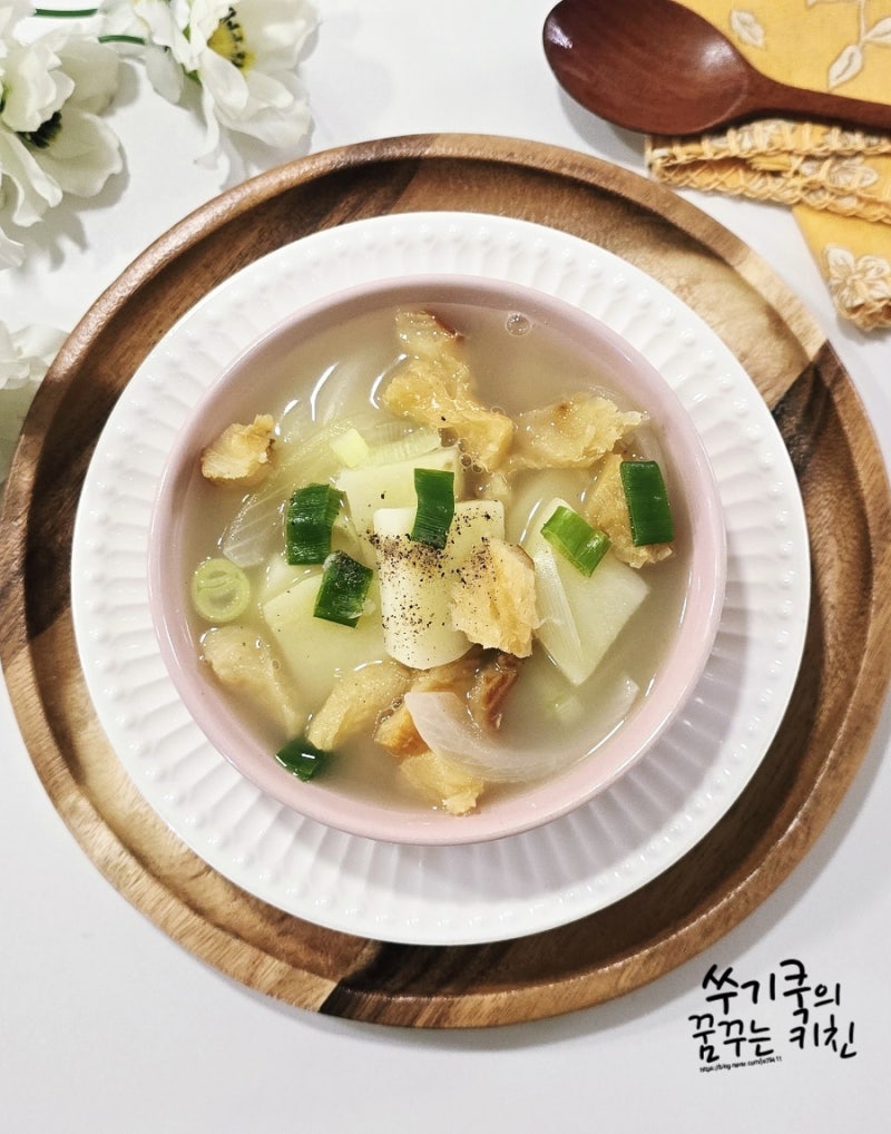 황태 감자국 끓이는법 북어국 레시피 맑은 아침국 종류