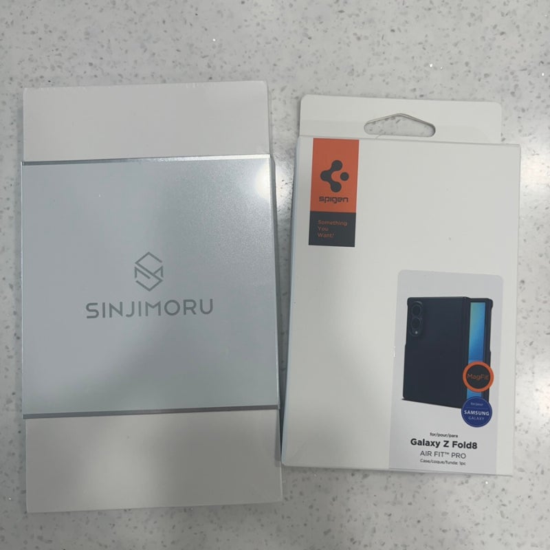 [신지모루/슈피겐] 갤럭시 폴드8 케이스, 액정보호필름_내돈내산 (신지모루 케이스 재입고 일....