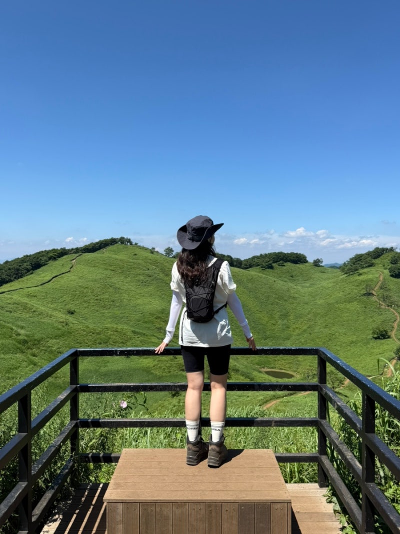 [등산] 강원도 정선 민둥산 2코스(제2주차장-850전망대 매점-돌리네호수-정상) | 주차,소요시간....