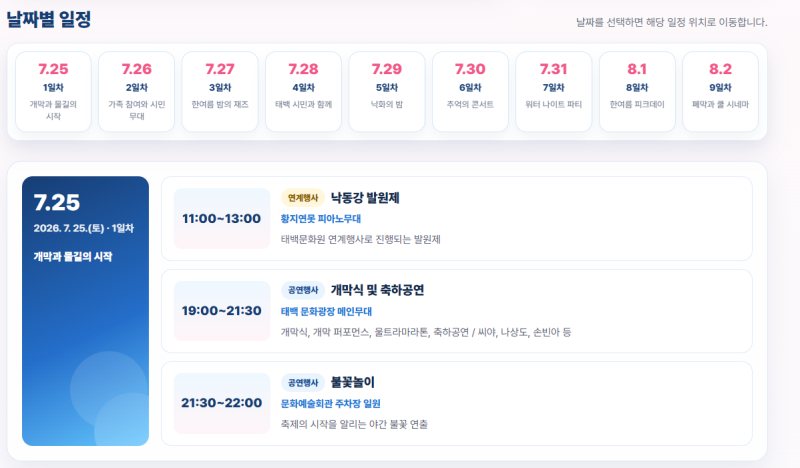 [강원태백]4박5일 코스 추천(태백 가볼만한 곳)