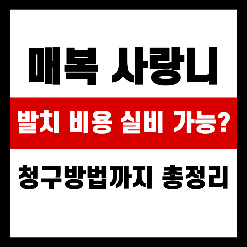2026 매복사랑니 발치 비용 실비 되나요? 청구방법까지 총정리