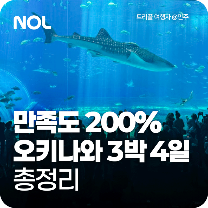 일본 오키나와 자유여행 코스 렌터카 3박 4일 일정 총정리