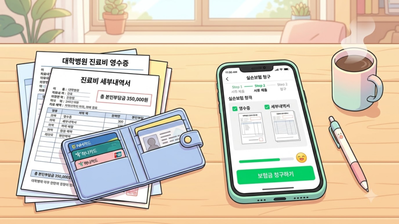 건강검진 위대장 내시경 용종 절제 후 실비 청구 서류 완벽 가이드