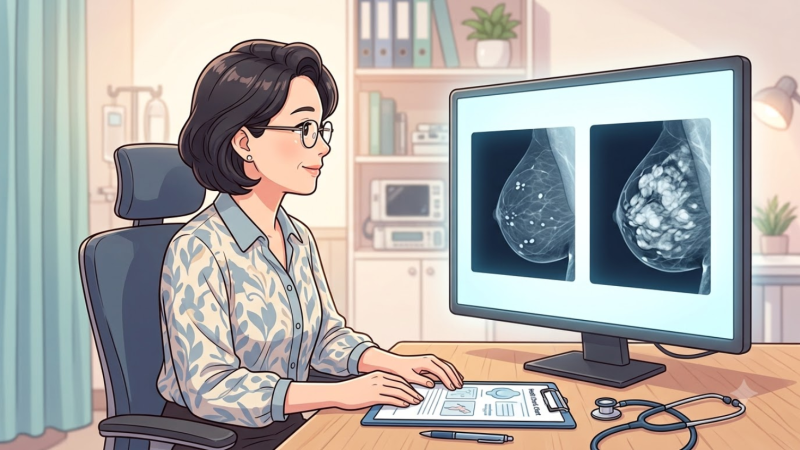 40대 건강검진 치밀유방 판정 뜻과 유방암 초음파 검사 필수 가이드